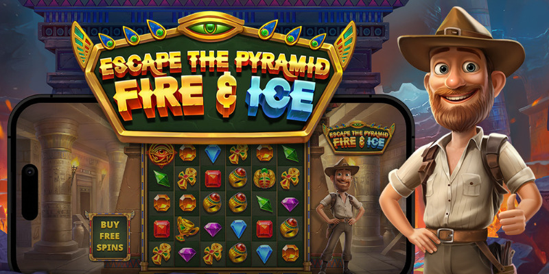 Слот Escape the Pyramid - Fire & Ice: Где играть и обзор